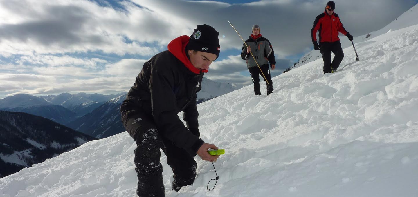 Lawinentraining für Eiskletterer